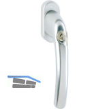 HOPPE Fenstergriff TOKYO - Sperrzylinder, 90�, VK 7 x 35 mm, silber