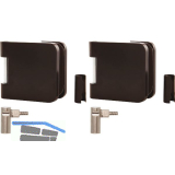 SOLIDO Glast�rbandset Office f.Dana GTF97 m.Rahmenteil INCANTO,links,Alu schwarz