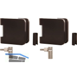 SOLIDO Glast�rbandset Office f.DanaGTF97 m.Rahmenteil INCANTO,rechts,Alu schwarz