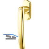 ROTO Fenstergriff ROTOLINE VK 7 x 30 mm, Aluminium messingf�rbig gl�nzend