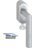 HOPPE Fenstergriff AMSTERDAM - SecuSelect, VK 7 x 37 mm, Edelstahl matt
