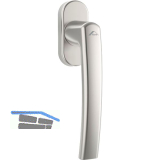 ROTO Fenstergriff ROTOLINE VK 7 x 35 mm, Aluminium silber eloxiert