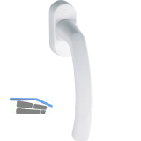 HOPPE Fenstergriff LI�GE, Vierkant 7 x 40 mm, Alu wei�