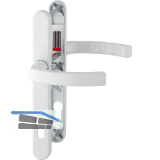 Dr�ckergarnitur LI�GE - auf Schmalschild 30 mm, 72 - 82, wei�