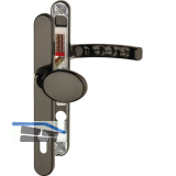 Wechselgarnitur LI�GE - auf Schmalschild 30 mm, Knopf, 72 - 82, braun