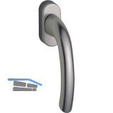 HOPPE Fenstergriff TOKYO, VK 7 x 32 mm, Rastung, Edelstahl Effekt