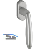 HOPPE Fenstergriff VERONA, VK 7 x 32 mm, Edelstahl - Effekt