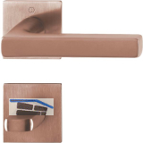 HOPPE Dr�ckergarnitur DALLAS - auf Rosette WC, kupferfarben satiniert