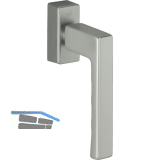 HOPPE Fenstergriff TOULON SecuForte, VK 32-42 mm, Aluminium Edelstahl Effekt