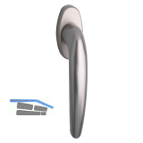 MACO Fenstergriff RHAPSODY, Nocken 10 mm, Alu titan eloxiert