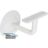 SCH�SSMETALL Handlauftr�ger rund, Wandabstand 80 mm, wei� beschichtet
