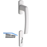 MACO Balkont�rgriffhalbgarnitur HARMONY - au�en hoch, wei�