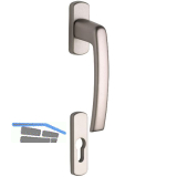 MACO Balkont�rgriffhalbgarnitur HARMONY - innen, titan eloxiert