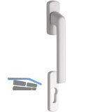 MACO Balkont�rgriffhalbgarnitur HARMONY - au�en niedrig, wei�