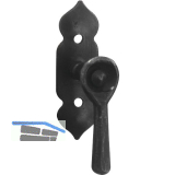 SCH�RGHOFER Fenstergriff RAMSAU - sichtbar geschraubt, 60, verzinkt geschw�rzt