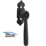 SCH�RGHOFER Fenstergriff RAMSAU - sichtbar geschraubt, 100, verzinkt geschw�rzt