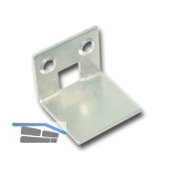 Schlie�blech f�r Einlegstangen gekr�pft, 21 x 25 mm, Stahl verzinkt