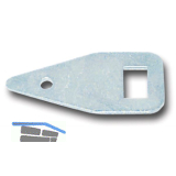 Keile f�r Einlegstangen, zum Einschlagen, Stahl verzinkt