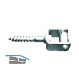 Rollkloben 40 mm, Stahl verzinkt