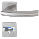 HOPPE Dr�ckergarnitur TRONDHEIM - auf Rosette BB, 35 - 45, Edelstahl