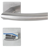 HOPPE Dr�ckergarnitur TRONDHEIM - auf Rosette WC, 35 - 45, Edelstahl