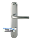 Dr�ckergarnitur TOKYO - auf Schild WC 90, 37 - 42, Edelstahl Effekt