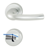 Dr�ckergarnitur TOKYO - auf Rosette BB, 38 - 42, silber eloxiert