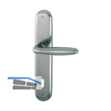 Dr�ckergarnitur VERONA - auf Schild BB 90, 37 - 47, Edelstahl-Effekt