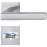 HOPPE Dr�ckergarnitur DALLAS Flachrosetten, eckig BB, Edelstahl matt