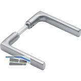 HOPPE Dr�ckerpaar Dallas, ohne Rosetten, Edelstahl matt