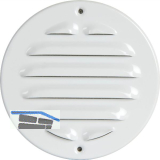 UPMANN Wetterschutzgitter aufschraubbar rund 150 mm Alu wei�