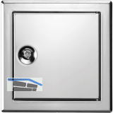 UPMANN Revisionst�r Softline Vierkantverschluss Edelstahl poliert 200x200 mm