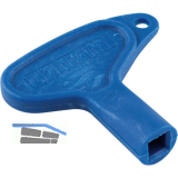 UPMANN Vierkantschl�ssel 7 mm Kunststoff blau