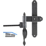 HALC� T�rkreuzband S�ll ,Stahl verzinkt schwarz passiviert