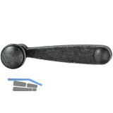 HALC� Espagnolettenruder mit Knopf Eisen schwarz passiviert