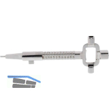 Universal-Bauschl�ssel mit Messskala, Gesamtl�nge 195 mm, Stahl vernickelt