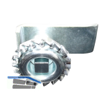 Dorneinreiber zum Einbohren mit Arretierung, Stahl verzinkt