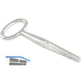 Dornschl�ssel,Vierkant 6 - 9 mm, Stahl vernickelt