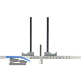 Zylindermesslehre Aluminium silber eloxiert