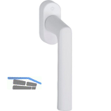 HOPPE Fenstergriff HAMBURG, Aluminium wei�