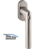 ECO Fenstergriff FO-310 A versperrbar, Edelstahl matt