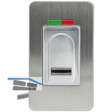 IDENCOM Fingerscanner BioKey Inside APP, Edelstahl