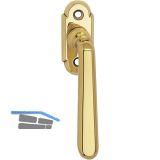 MARCHESI Fenstergriff ALT-WIEN Vierkant 7 x 35, L�nge 105 mm, Messing poliert