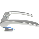 Dr�ckerpaar TRIEST, silber eloxiert