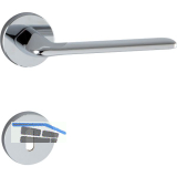 MARCHESI Dr�ckergarnitur UMAG auf Rosette BB, 38-45 mm, Zamak verchromt