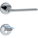 MARCHESI Dr�ckergarnitur UMAG auf Rosette PZ, 38-45 mm, Zamak verchromt