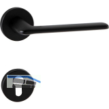 MARCHESI Dr�ckergarnitur UMAG auf Rosette PZ, 38-45 mm, Zamak schwarz matt