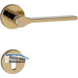 MARCHESI Dr�ckergarnitur ZADAR auf Rosette PZ, 38-45 mm, Zamak messingf�rbig