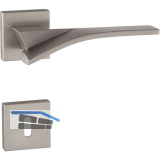 MARCHESI Dr�ckergarnitur TABOR auf Rosette BB, 38-45 mm, Zamak vernickelt matt