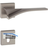 MARCHESI Dr�ckergarnitur TABOR auf Rosette PZ, 38-45 mm, Zamak vernickelt matt